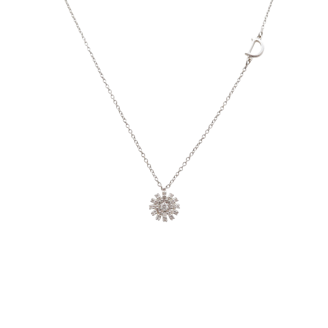 ITFQCNOHQHRM Damiani Margherita Necklace in White Gold 8mm