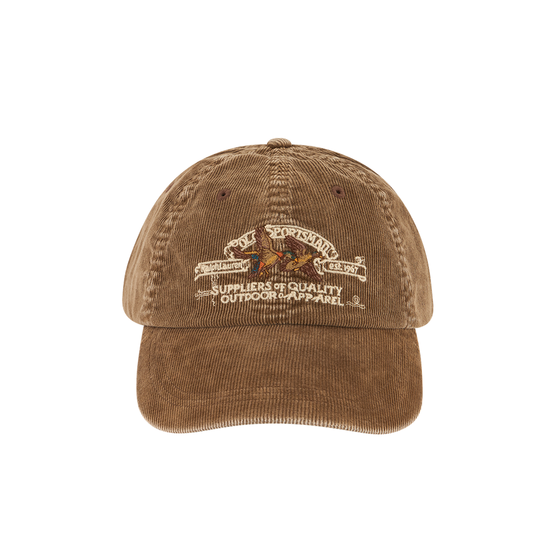 [10%적립] 폴로 랄프 로렌 폴로 스포츠맨 코듀로이 캡 브라운 - 26SS([10%적립] Polo Ralph Lauren Polo Sportsman Corduroy Cap Brown - 26SS)