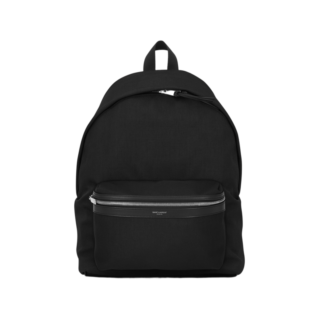 534967-FAEYY-1000 Saint Laurent City Backpack in Canvas Nylon and Leather Black