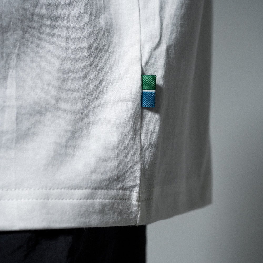 아틀라스 콜렉티프 모션 공용 180GSM 오가닉 티셔츠 화이트(Atlas COLLECTIF Motion UNISEX 180GSM Organic Tee White) - 5