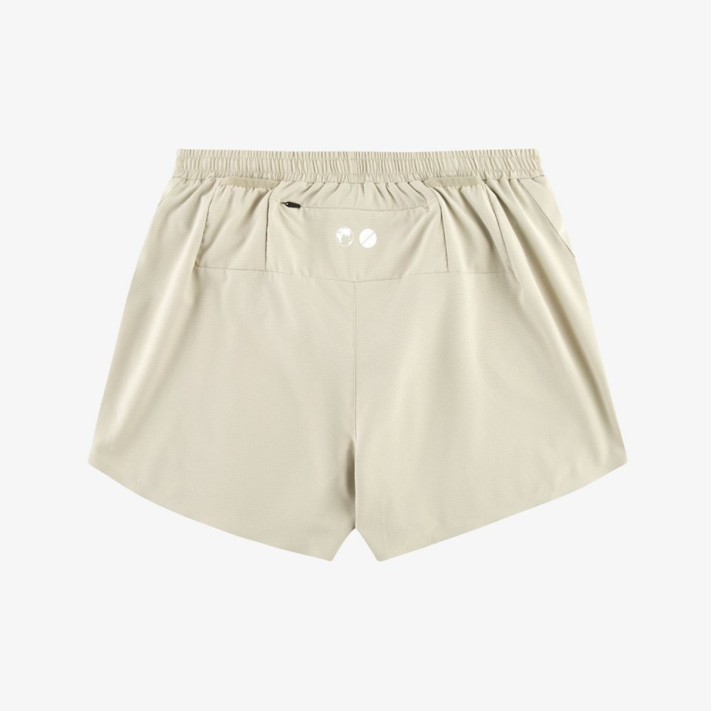 아틀라스 콜렉티프 에리아 포티스 남성 4인치 레이스 쇼츠 베이지(Atlas COLLECTIF Aeria Fortis MENS 4 Race Shorts Beige) - 2