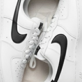 (W) Nike Air Force 1 '07 White Black 착용 스타일