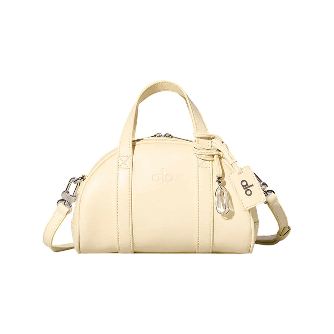 A1054U Alo Yoga Mini Odyssey Candlelight Yellow Leather