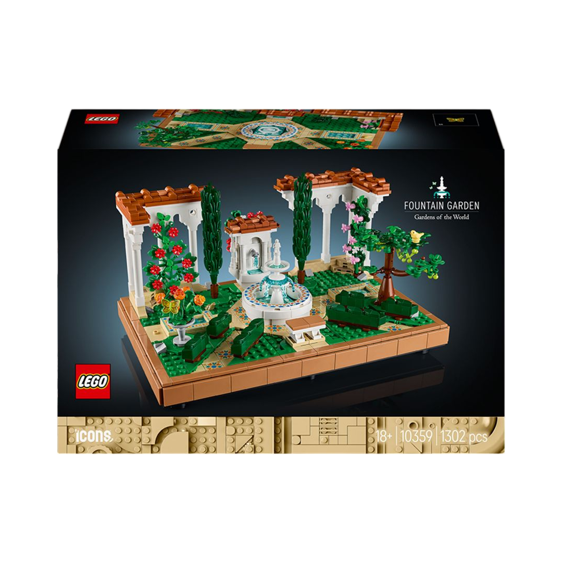레고 아이콘 파운틴 가든(Lego Icons Fountain Garden) - 2