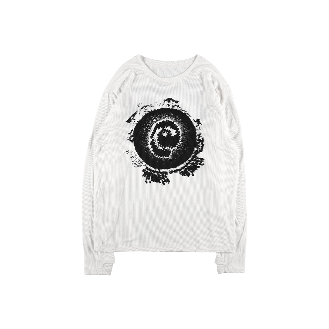 더왈드 리자드 에이에이에스 리브드 롱슬리브 화이트(THE WARLD Lizard Aas Ribbed Longsleeve White)