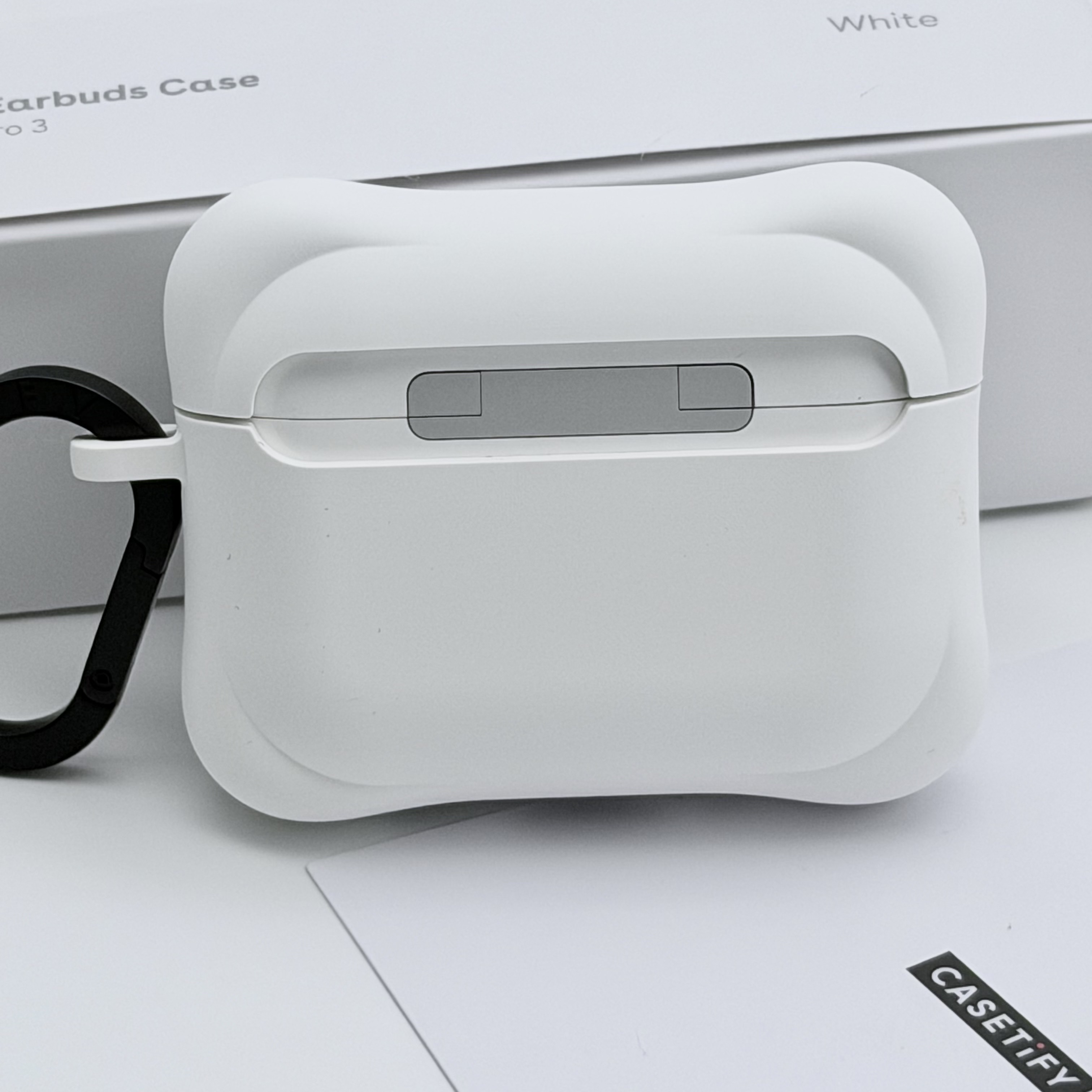 Casetify Essentials Ripple AirPods Pro 3rd Case White, Apple AirPods Pro 3rd Gen (Korean Ver.) 착용 스타일 - 8