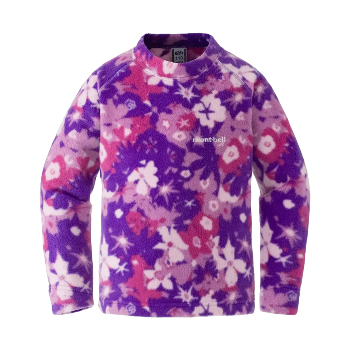 (키즈) 몽벨 클리마플러스100 프린트 라이트 스웨트셔츠 #8((Kids) Montbell Climaplus100 Print Lite Sweatshirt #8)