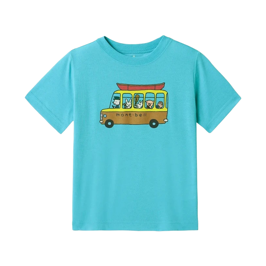 1114211 (Kids) Montbell Wickron Bus T-Shirt Light Cyan