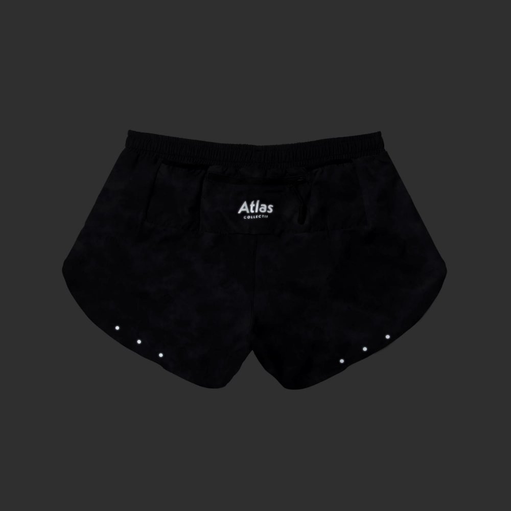 아틀라스 콜렉티프 V3 코어 여성 3인치 쇼츠 타이다이 블랙(Atlas COLLECTIF V3 Core WMNS 3 Shorts Tie Dye Black) - 3