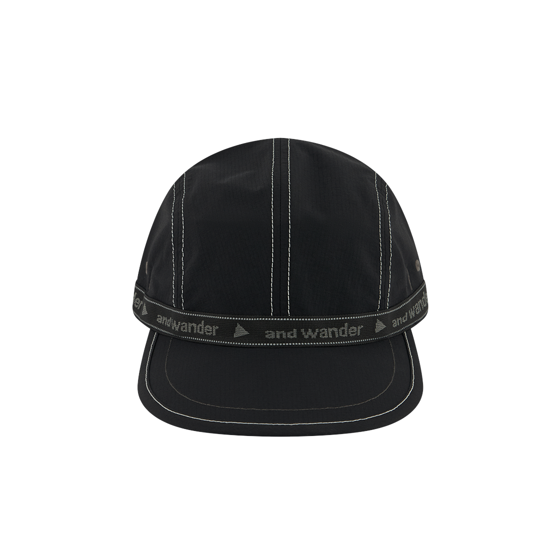 앤드 원더 157 JQ 테이프 캡 블랙 - 26SS(And Wander 157 JQ Tape Cap Black - 26SS)
