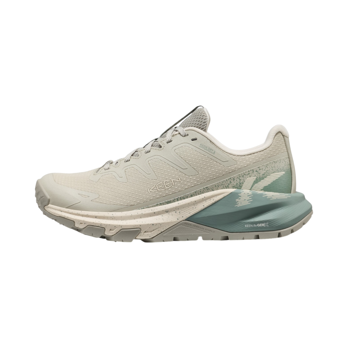 킨 타기 APEX 방수 여성 등산화 에비스톤 버치(KEEN TARGHEE APEX WP Abbey Stone Birch Women Hiking Shoes) - 2