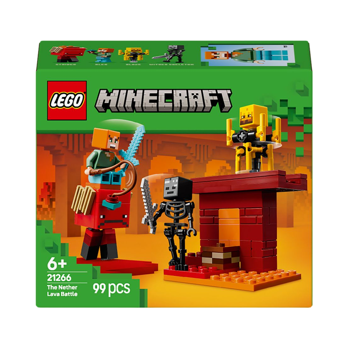 레고 마인크래프트 네더 용암 전투(Lego Minecraft Nether Lava Battle) - 2