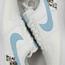 (W) Nike Air Force 1 '07 LV8 Indigo 착용 스타일