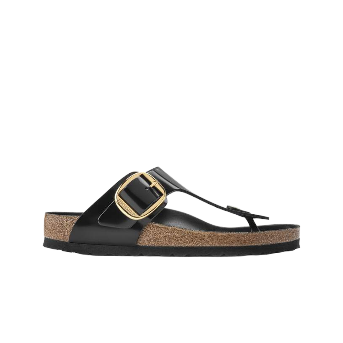 1021467 Birkenstock Gizeh Big Buckle High Shine Black - Regular