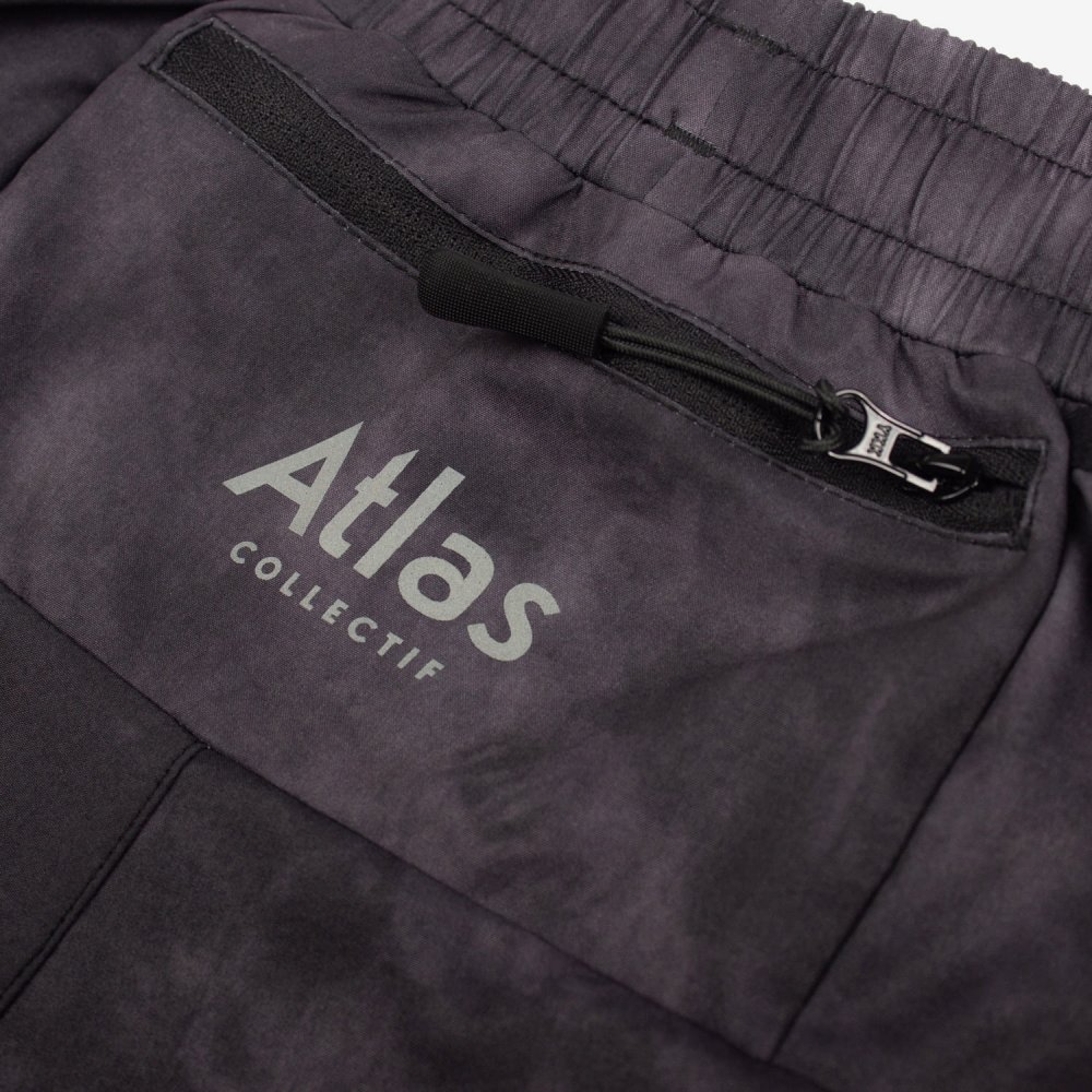 아틀라스 콜렉티프 V3 코어 남성 레이스 3인치 쇼츠 타이다이 블랙(Atlas COLLECTIF V3 Core MENS Race 3 Shorts Tie Dye Black) - 6