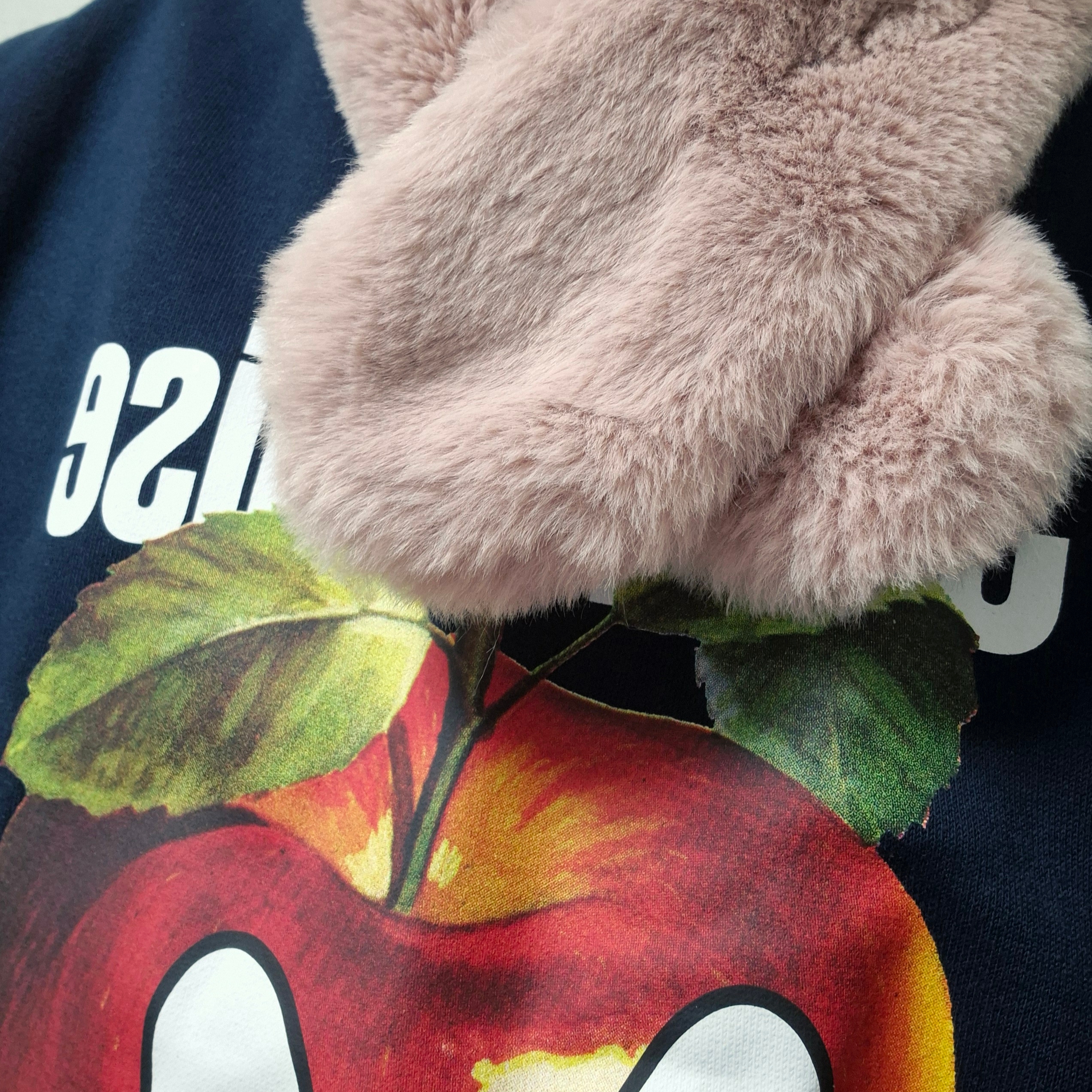 The North Face Compact T-Ball Muffler Grayish Pink - 25FW 착용 스타일