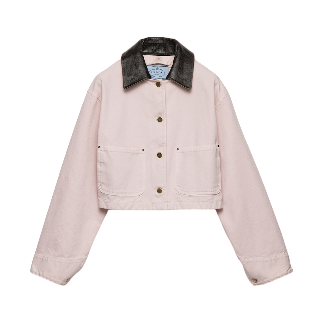 292356-19CB-F0028 (W) Prada Canvas Blouson Jacket Pink