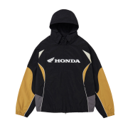 Honda Nylon 2Way Track Windbreaker Black