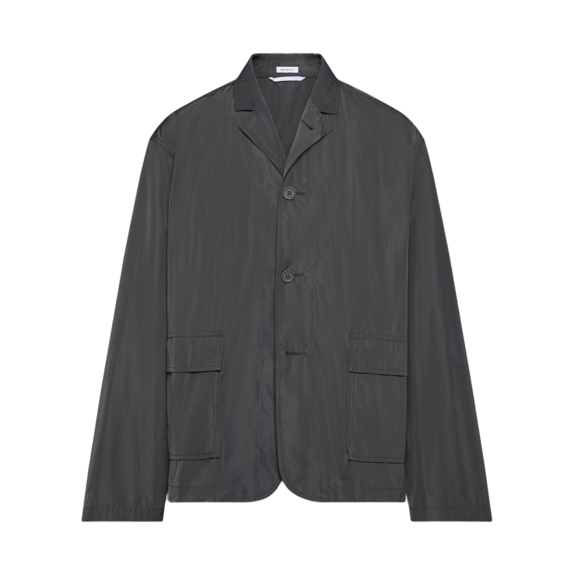 톰브라운 라이트 메모리 테크 패커블 스포츠코트 다크 그레이(Thom Browne Light Memory Tech Packable Sportcoat Dark Grey)