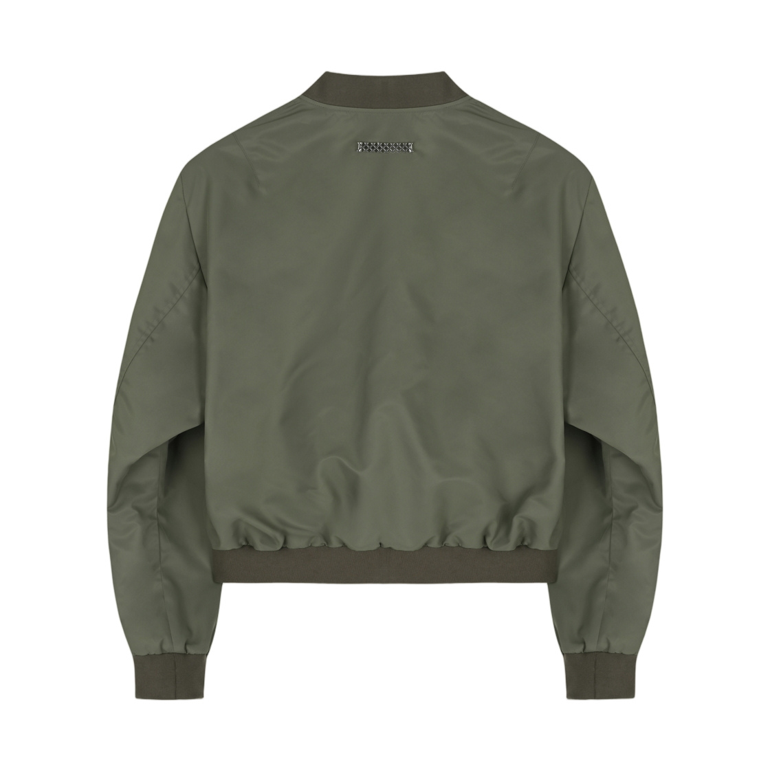 준느 J26 오버핏 리나일론 봄버 자켓 카키(Junne J26 Over Fit Crop Re-Nylon Bomber Jacket Khaki) - 2