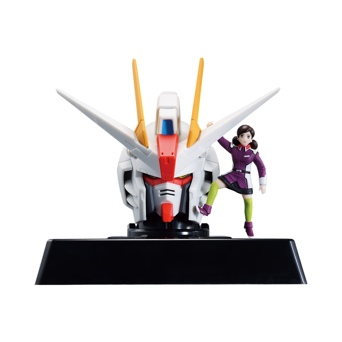 반다이 제일복권 기동전사 건담 시드 X A상 프리덤 건담 x 컵 위의 후치코 피규어(Bandai Ichiban Kuji Mobile Suit Gundam Seed X A Prize Freedom Gundam x Cup no Fuchico Figure)