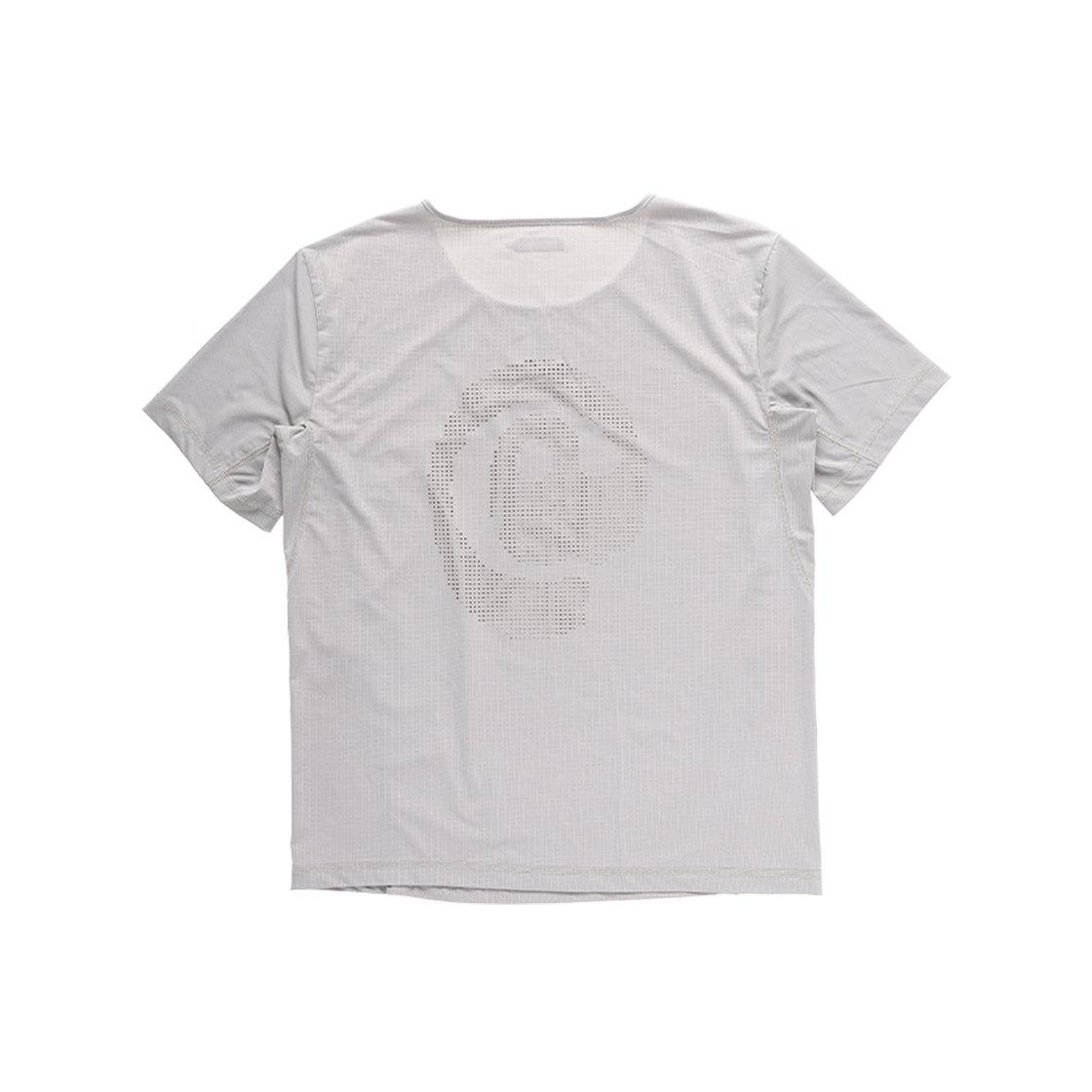 더왈드 레이저 백홀 러닝티 라이트그레이(THE WARLD Laser Back Hole Running Tee Light Gray) - 2
