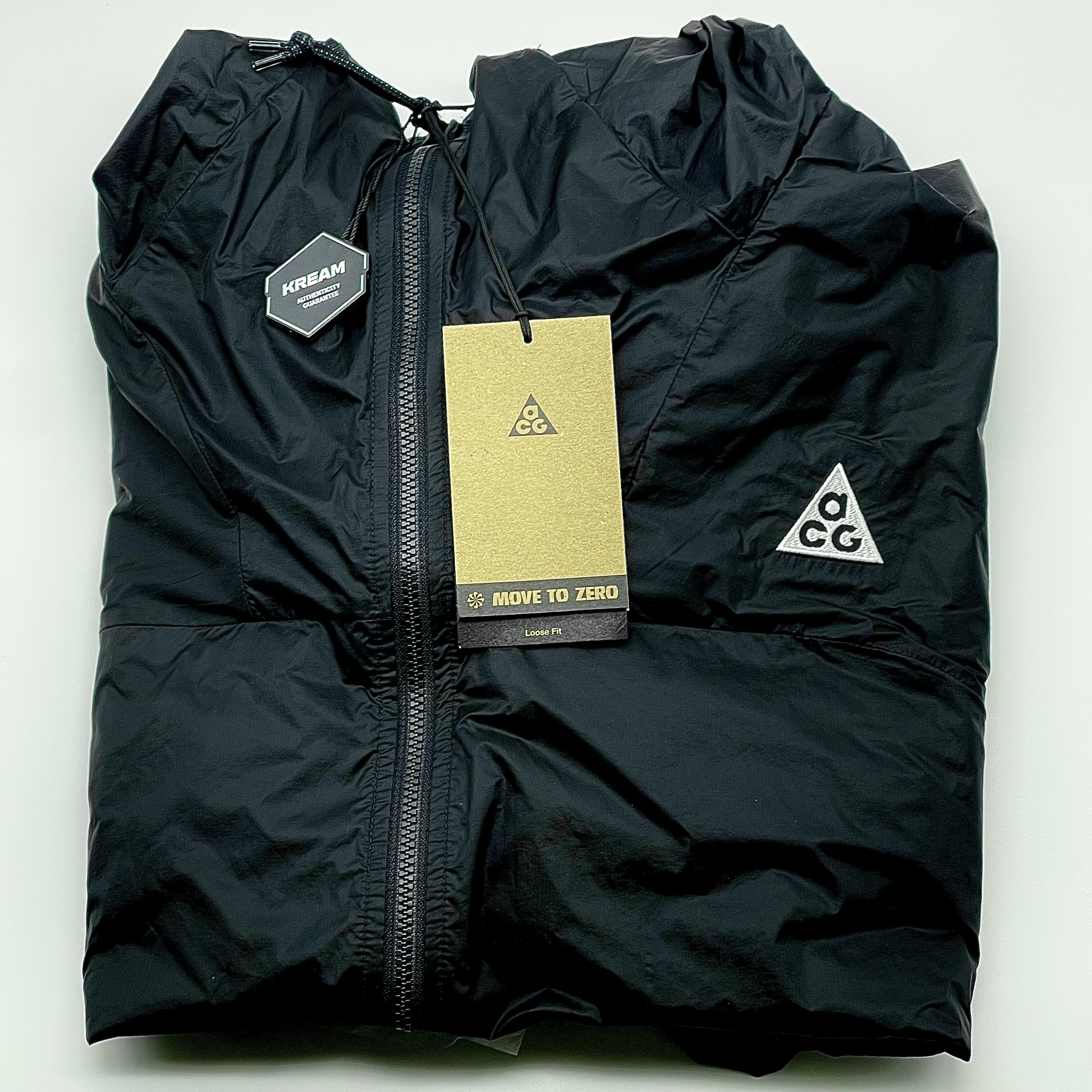 Nike ACG Cinder Cone Windproof Jacket Black Anthracite - Asia 착용 스타일 - 2
