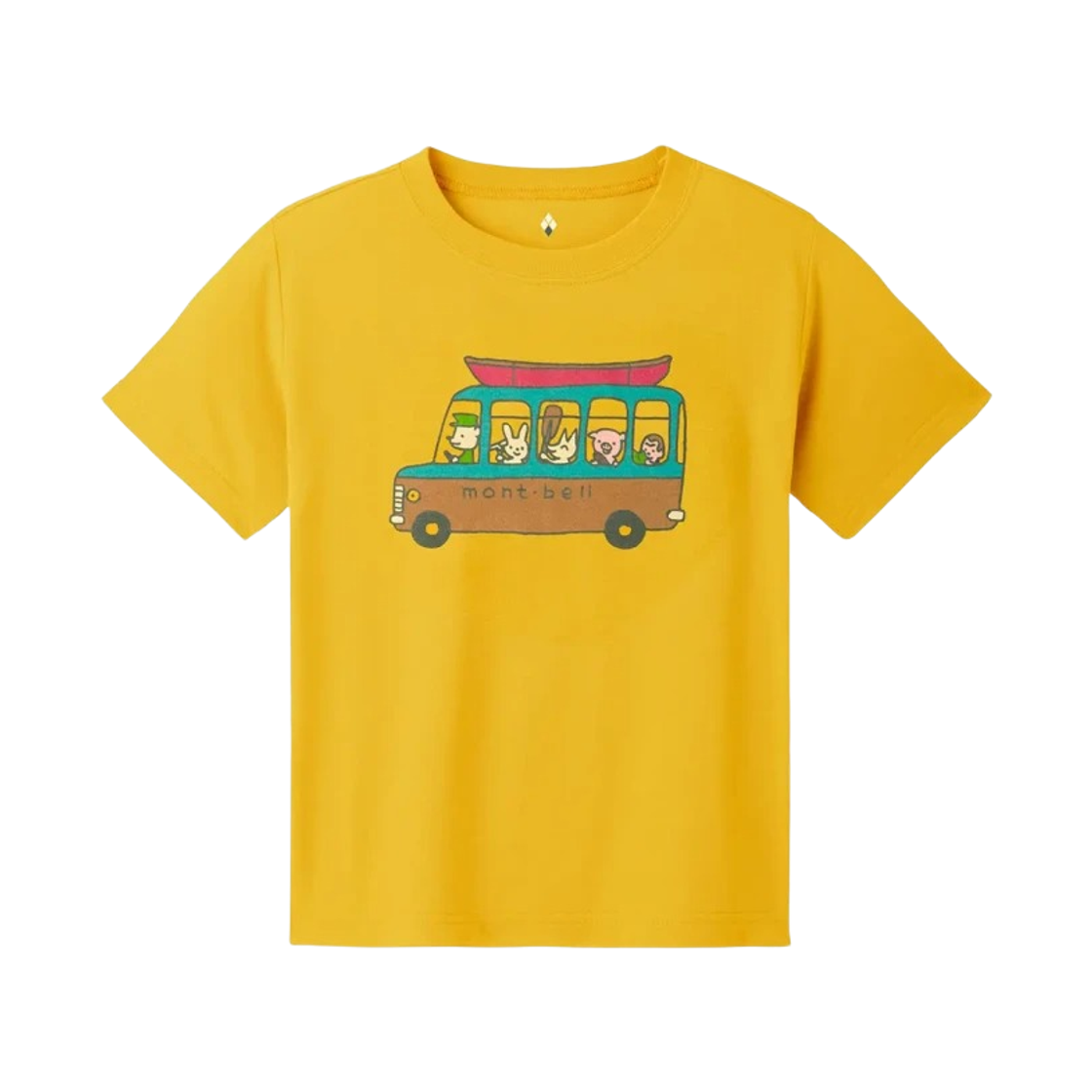 1114211 (Kids) Montbell Wickron Bus T-Shirt Yellow