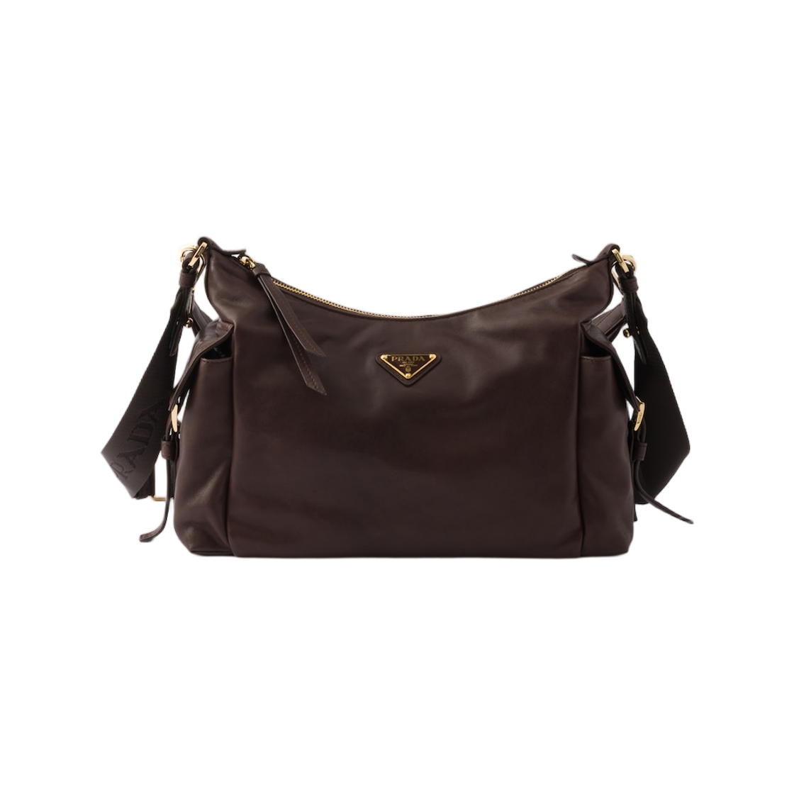 1BC264-2DX8-F0038 Prada Explore Large Nappa Leather Bag Sienna