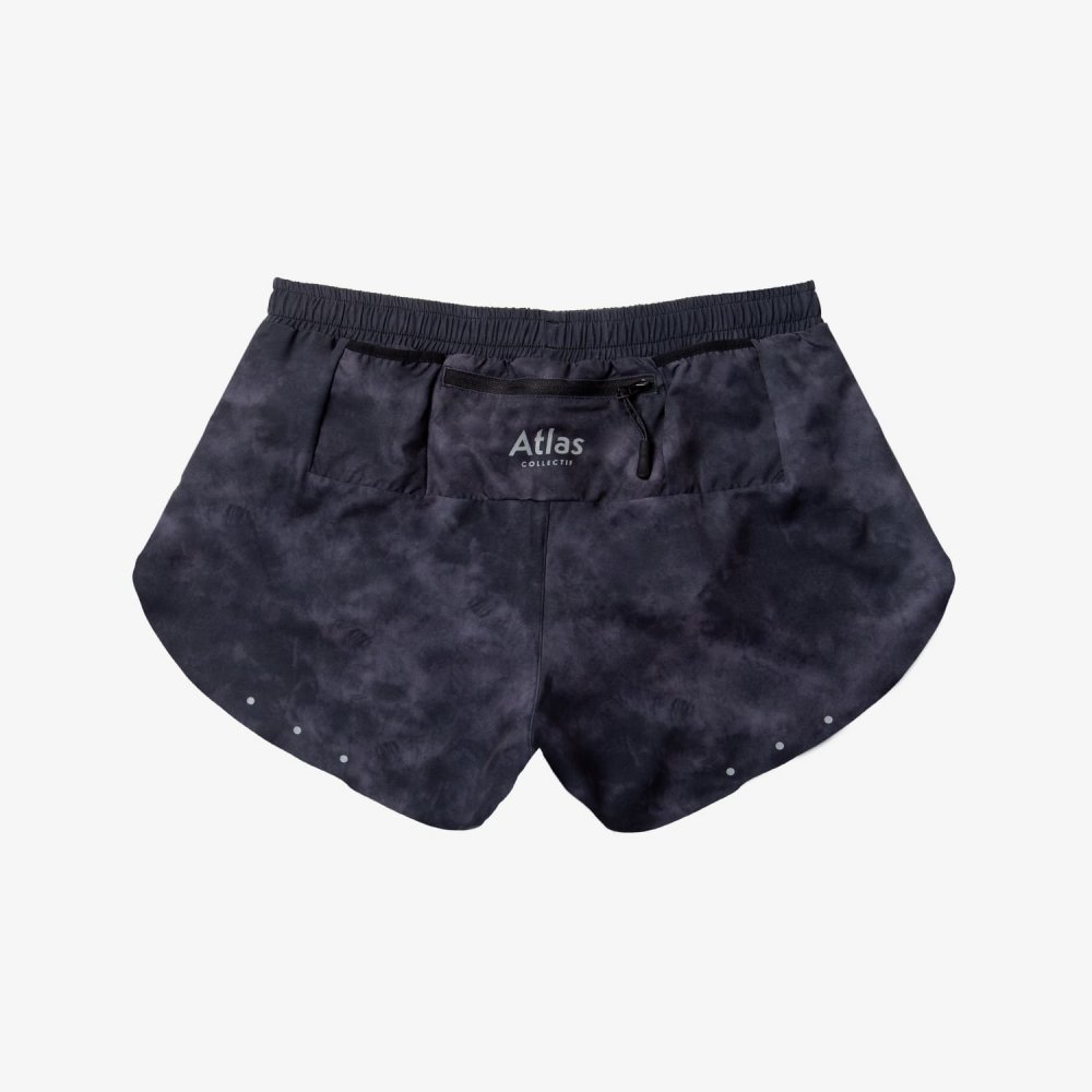 아틀라스 콜렉티프 V3 코어 여성 3인치 쇼츠 타이다이 블랙(Atlas COLLECTIF V3 Core WMNS 3 Shorts Tie Dye Black) - 2