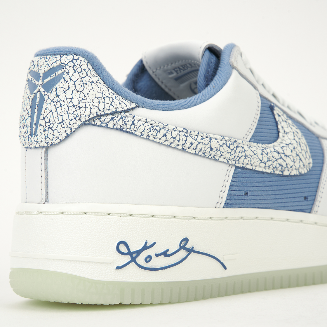 나이키 x 코비 브라이언트 에어포스 1 로우 프로트로 워크 블루 메탈릭 골드(Nike x Kobe Bryant Air Force 1 Low Protro Work Blue Metallic Gold) - 8