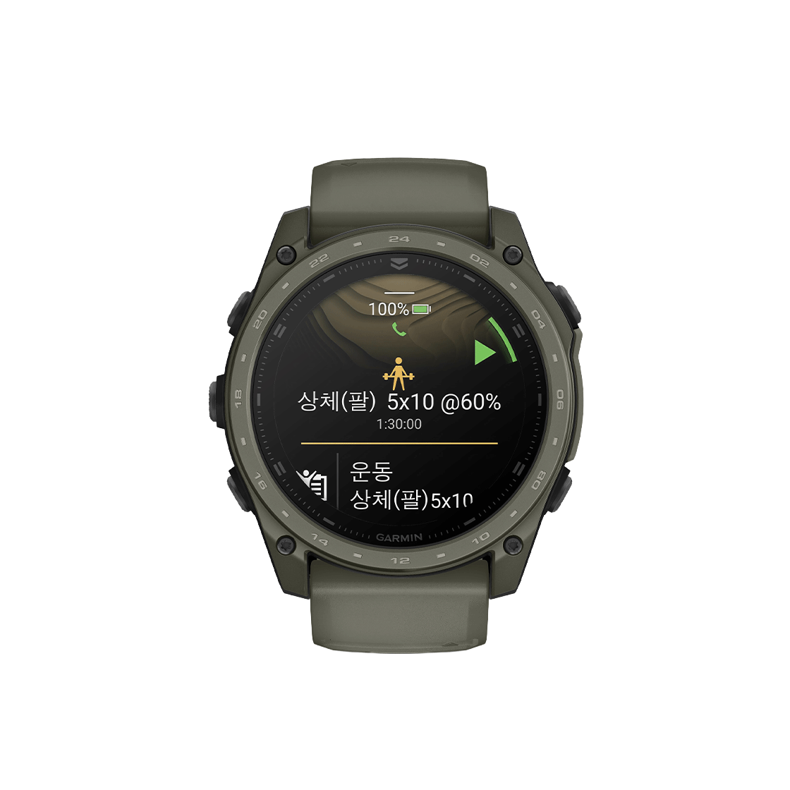 [10% 적립] 가민 택틱스 8 세라코트 51mm 올리브 드랩 택티컬 프리미엄 GPS 스마트워치([10% 적립] Gramin Tactix 8 Cerakote, Olive Drab, 51mm) - 2