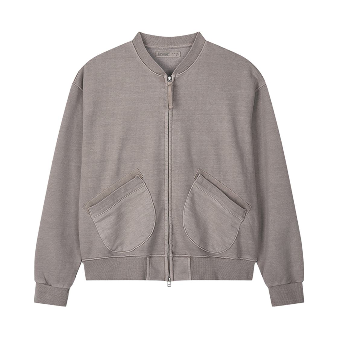 노운 페이디드 스웻 블루종 모카 베이지(Noun Faded Sweat Blouson Mocha Beige)