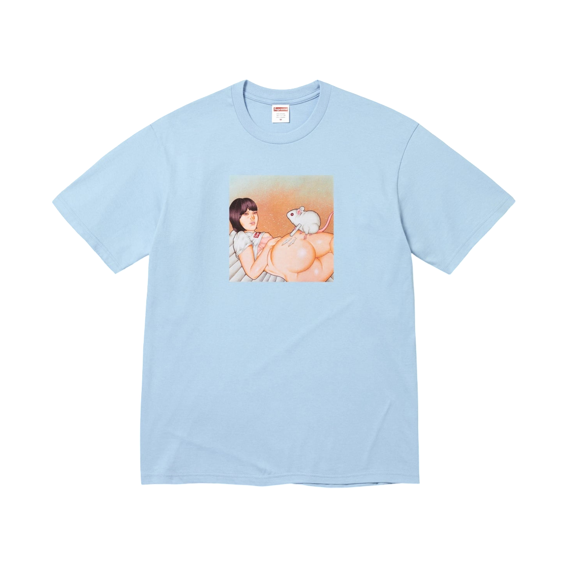 - Supreme Mouse T-Shirt Powder Blue - 25SS