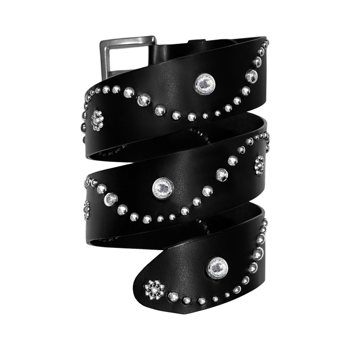 DN-BLT-23 DIRT NAP Wave Leather Belt