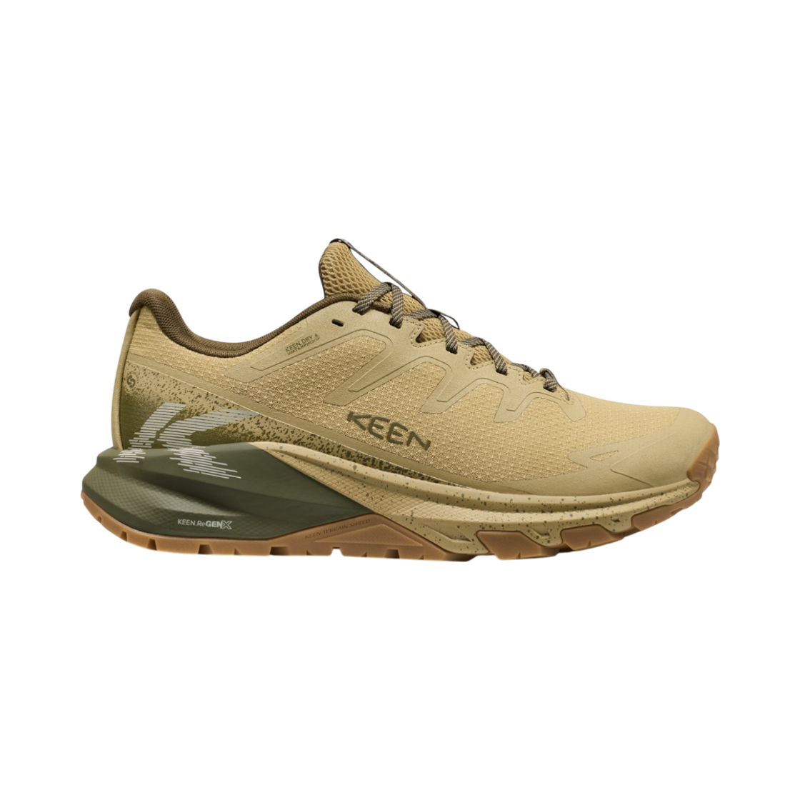 KNSO6E840K2 KEEN TARGHEE APEX WP Dark Olive Khaki Men Hiking Shoes