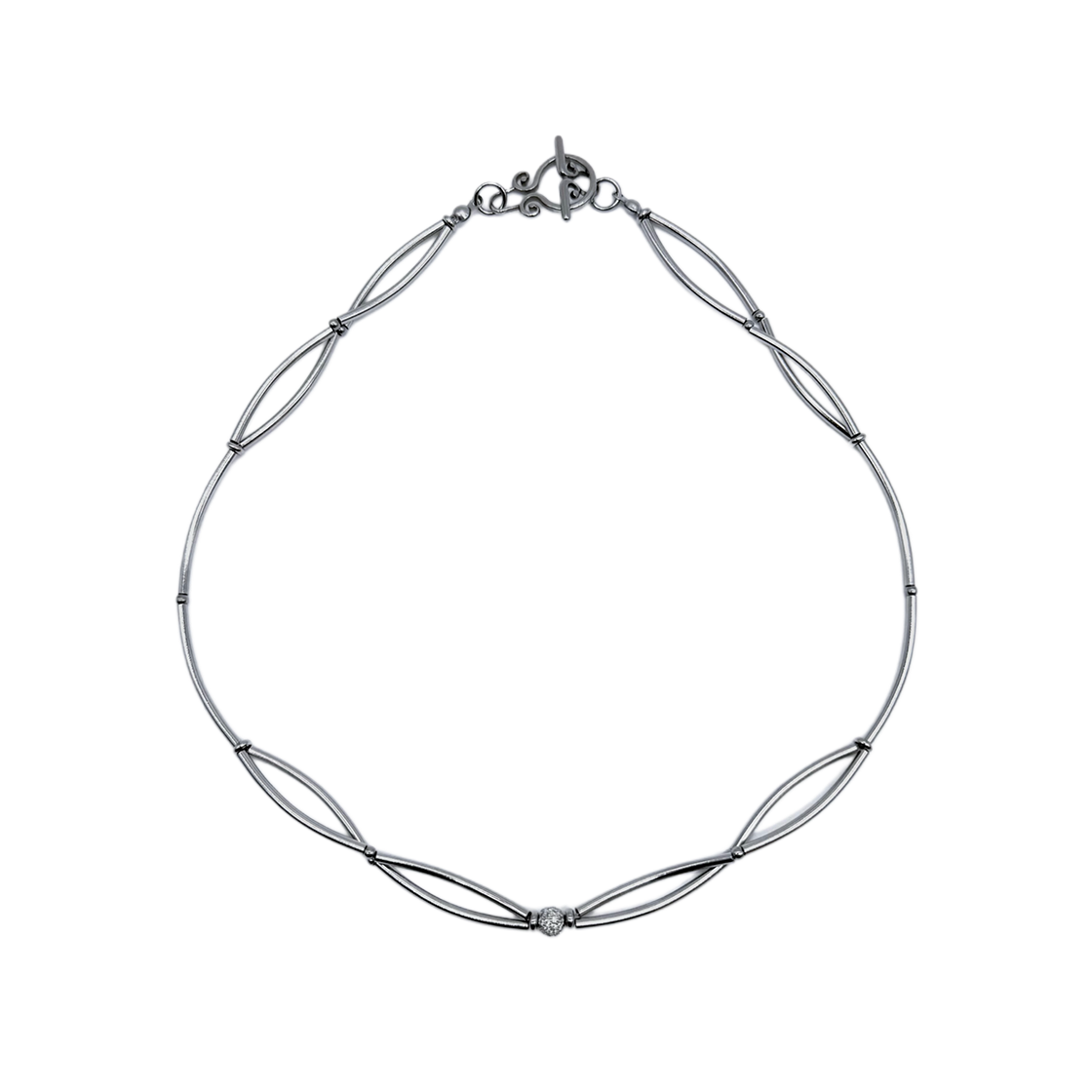 SLN559 SANLI Vine Cubic Necklace