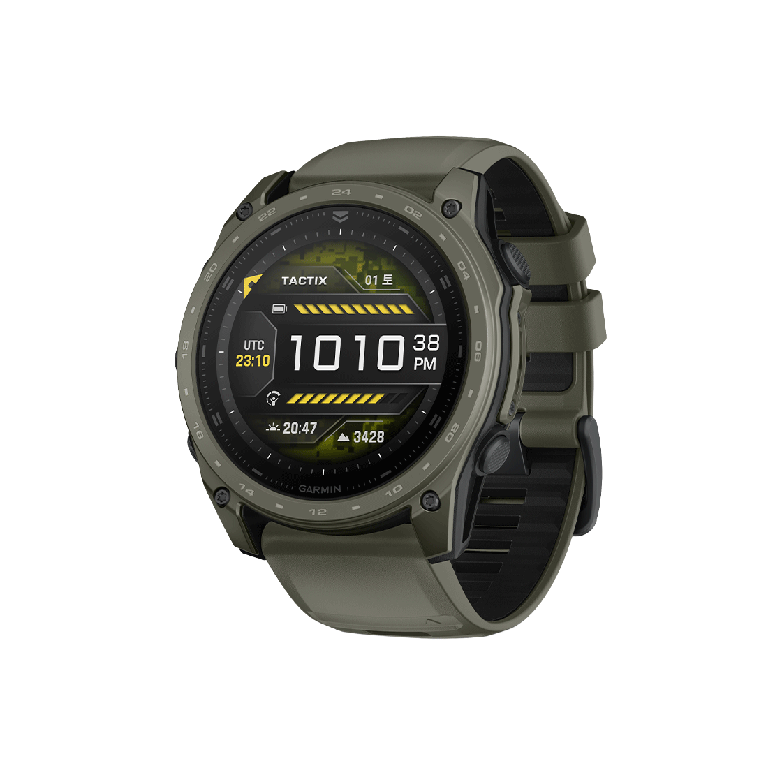 [10% 적립] 가민 택틱스 8 세라코트 51mm 올리브 드랩 택티컬 프리미엄 GPS 스마트워치([10% 적립] Gramin Tactix 8 Cerakote, Olive Drab, 51mm)