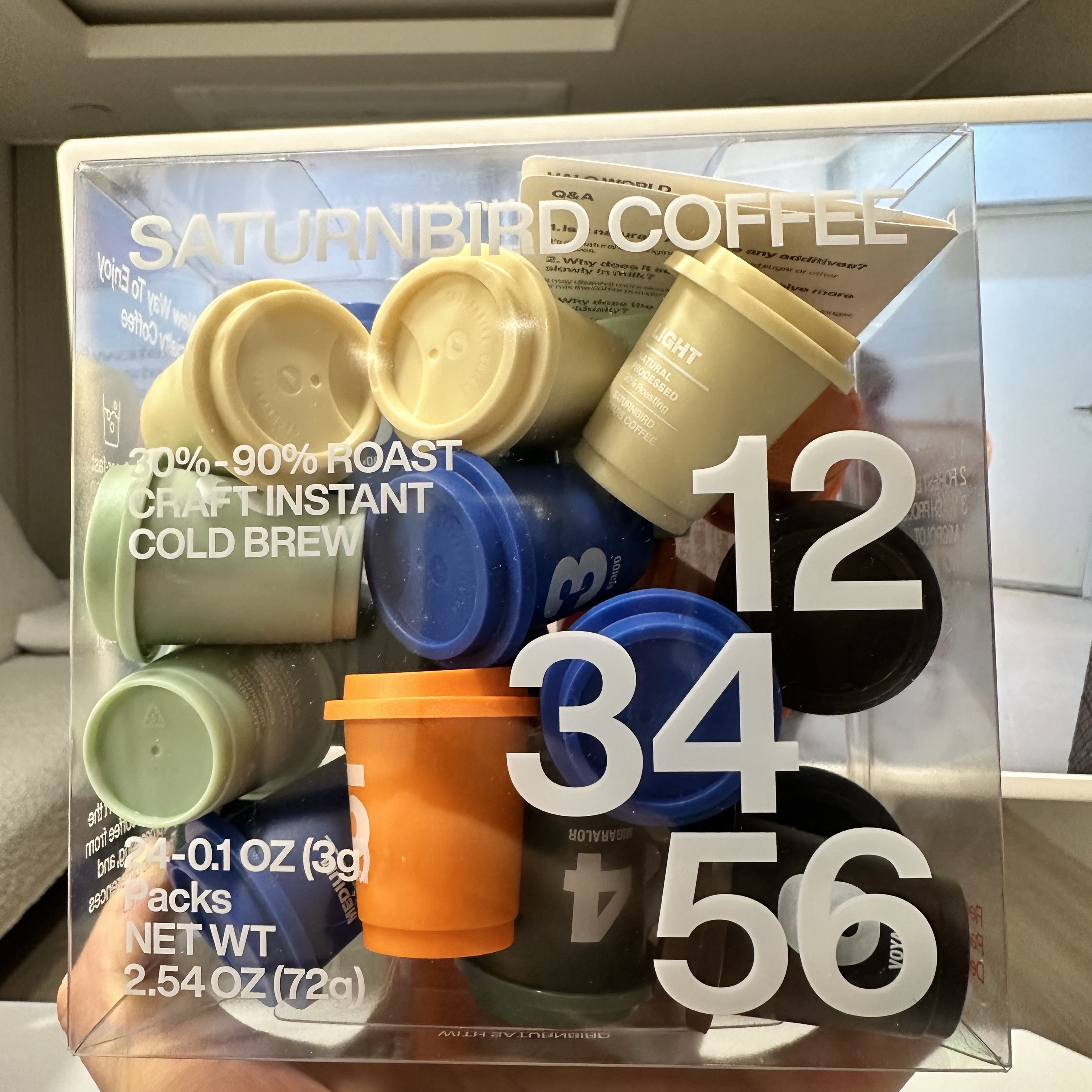 SATURNBIRD Number Series Cold Brew Coffee 24ea (Variety Pack) 착용 스타일