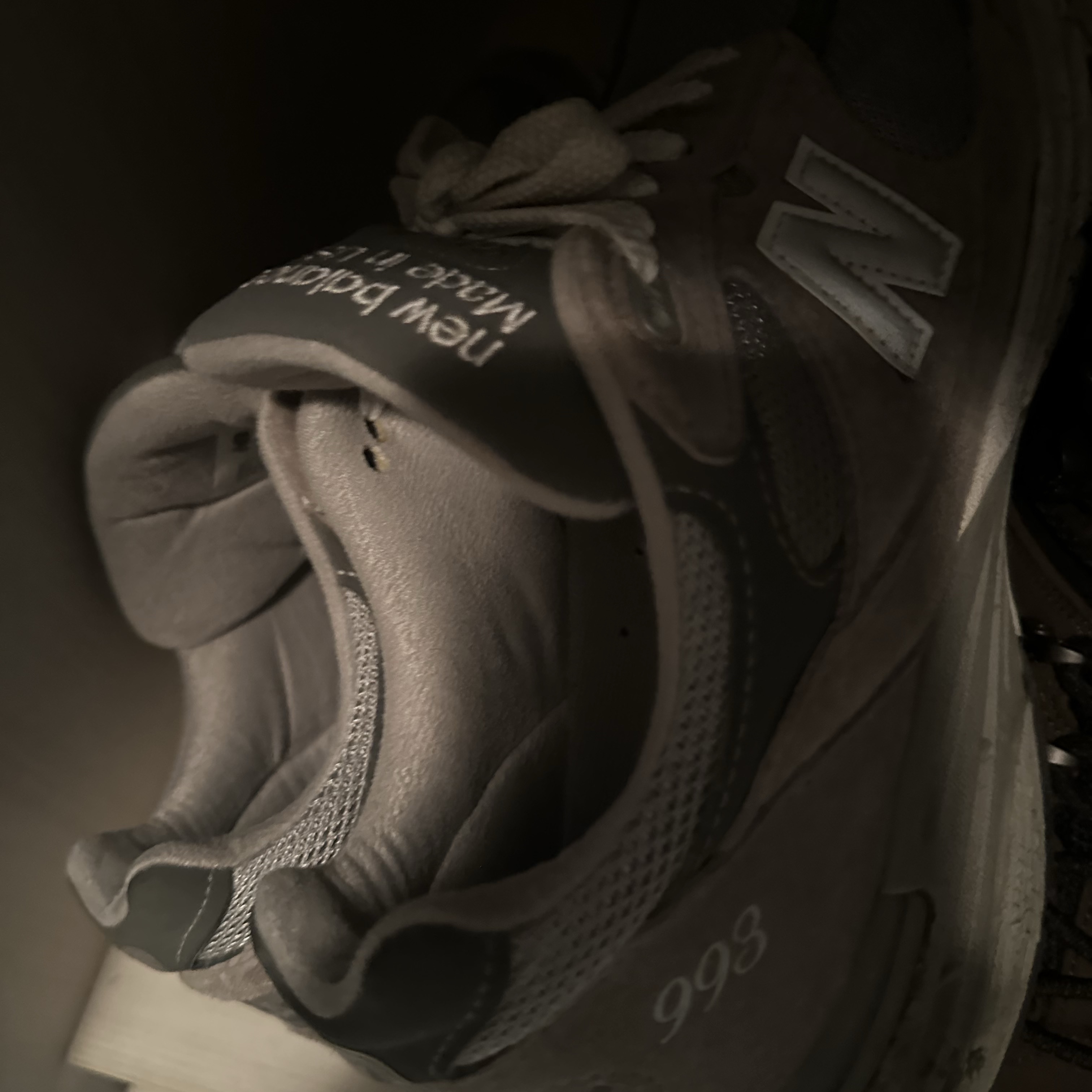 New Balance 993 Made in USA Grey - D Standard 착용 스타일