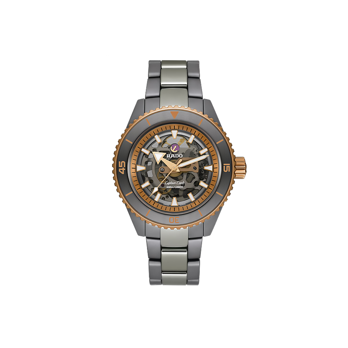 라도 캡틴 쿡 43-R32148162 스켈레톤 바 NO.7419(Rado Captain Cook 43mm Skeleton Watch NO.7419) - 1