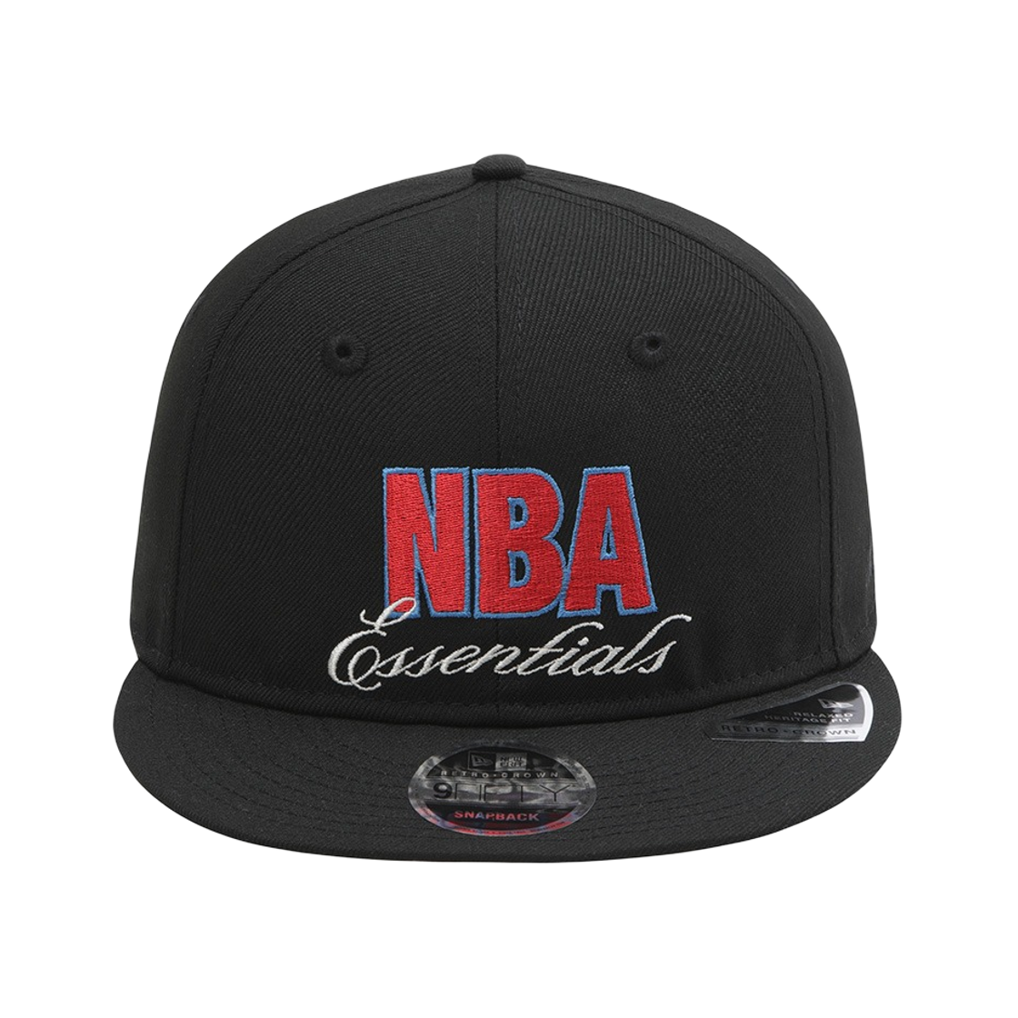 뉴에라 x 피어 오브 갓 x NBA 로고 레트로 크라운 스냅백 블랙(New Era x Fear of God x NBA Logo Retro Crown Snapback Black) - 1