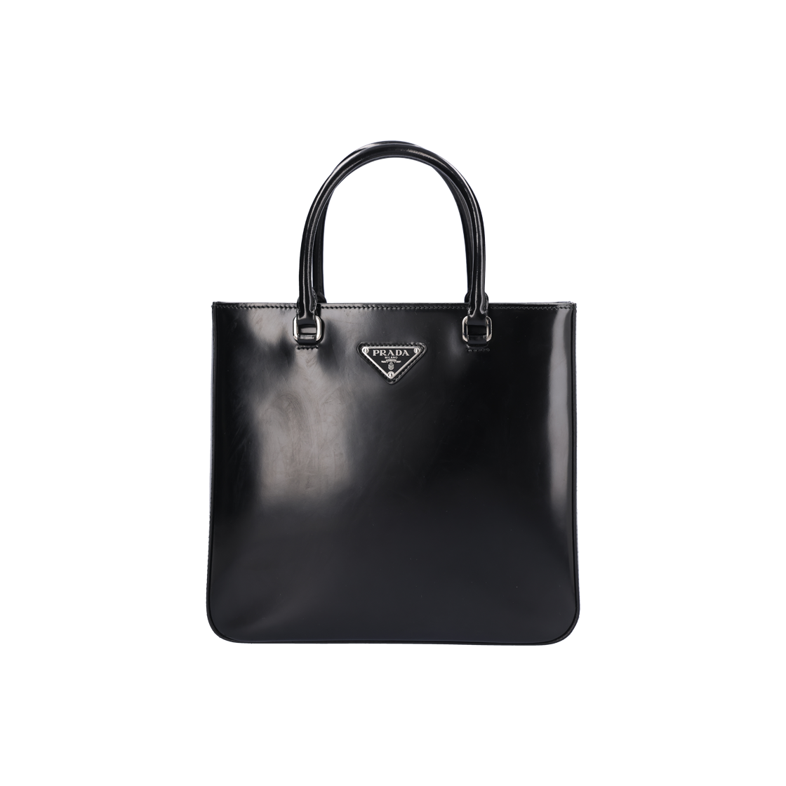 ITLPAG74D24W Prada 1BA330 Leather Tote Bag in Black