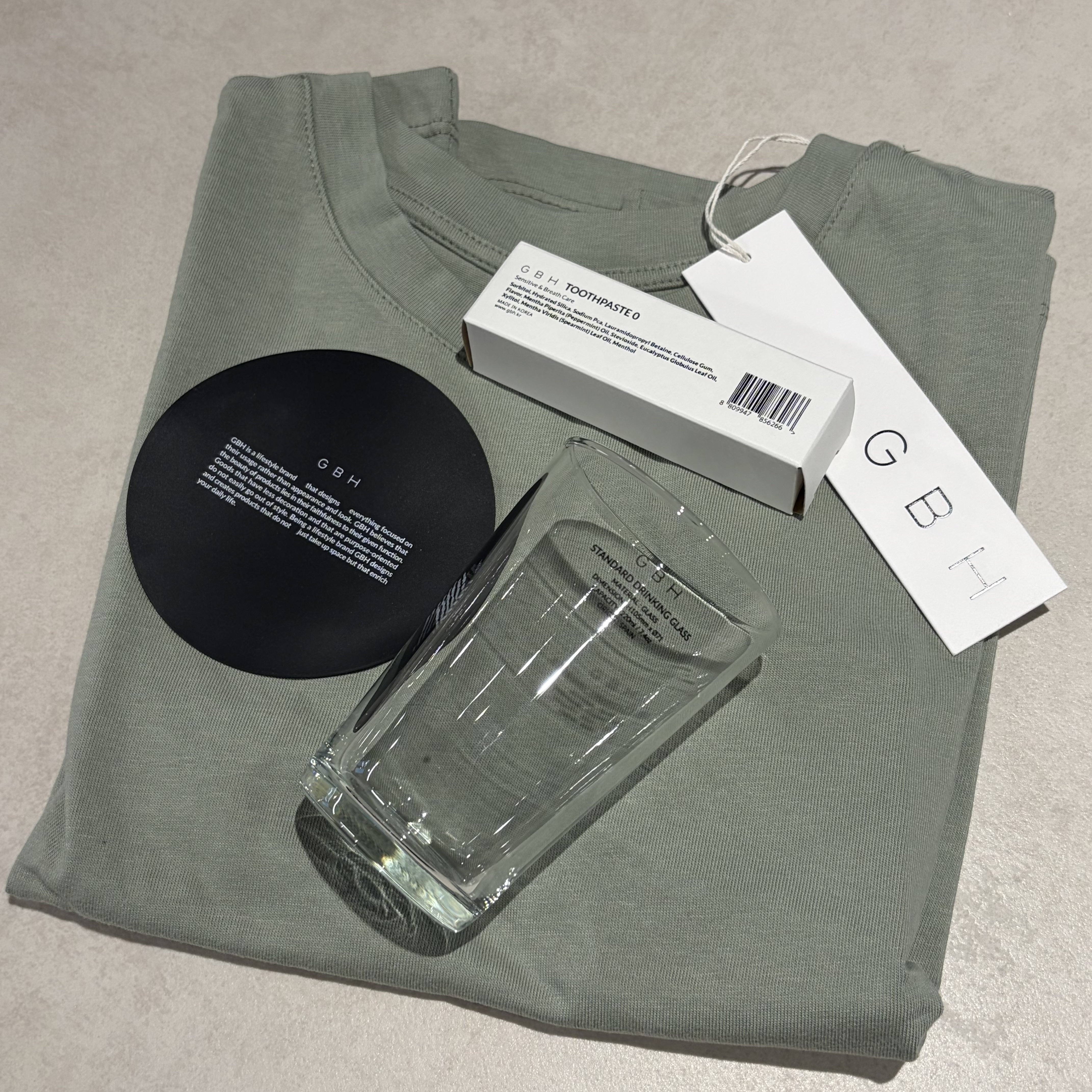 GBH HOME Standard Drinking Glass S (220ml) 착용 스타일