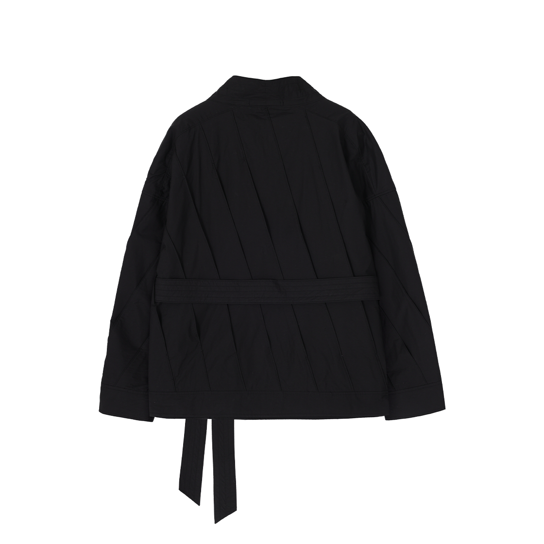 송지오 컬렉션 바이어스 컷 로브 자켓 블랙(SONGZIO COLLECTION Bias Cut Robe Jacket Black) - 2