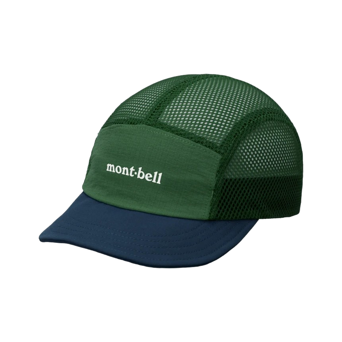 1119161 (Kids) Montbell Mesh Flex Brim Cap Dark Green