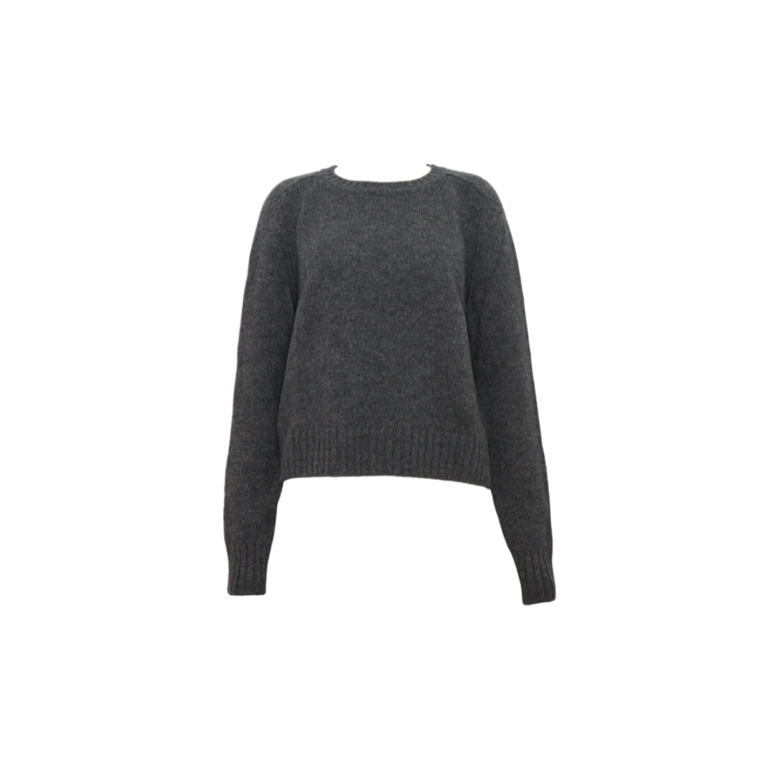 IT3NRG4LKCVB Dior Gray Cashmere Logo Knit Sweater for Women
