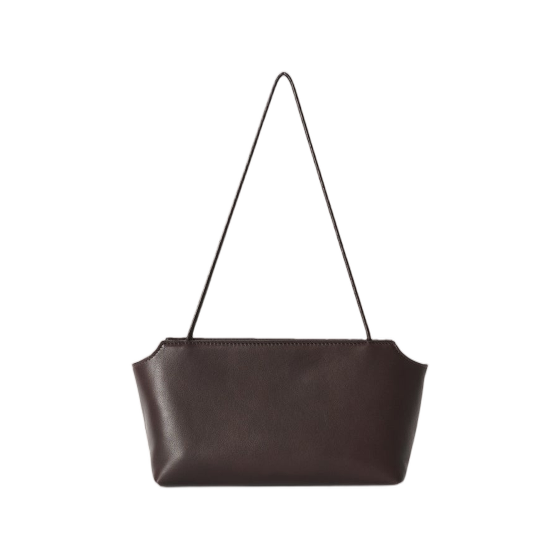 W2033L659DBAS The Row Terrasse To-Go Bag Dark Brown