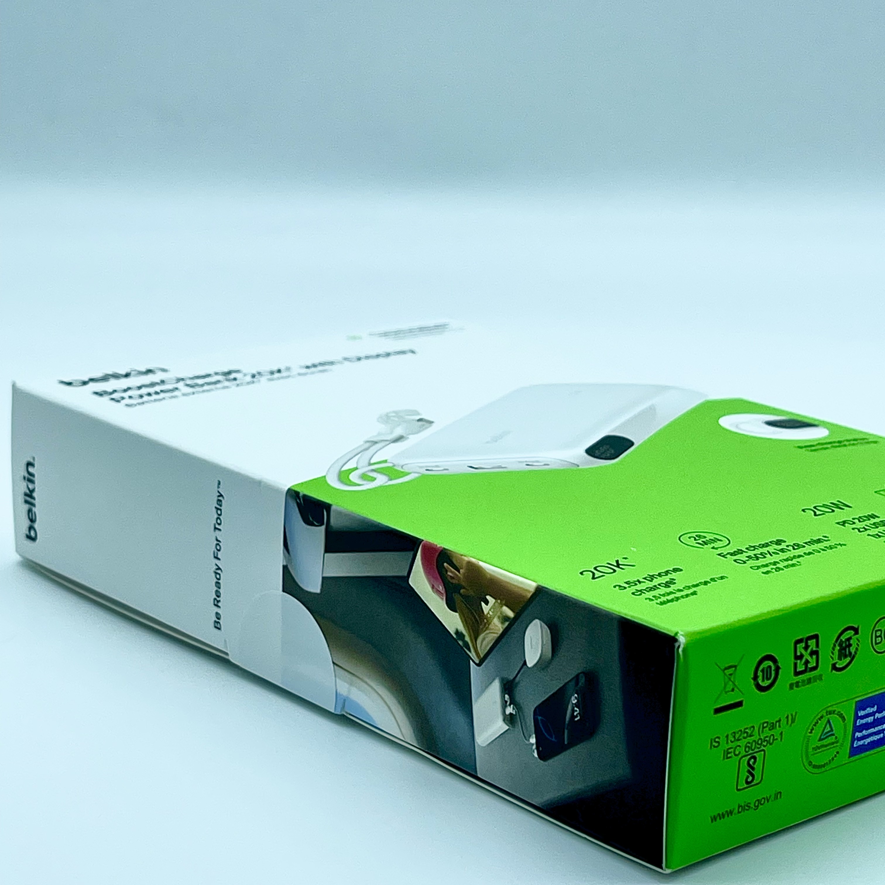 Belkin 20W 20000mAh Display Quick charge battery BPB028 White 착용 스타일 - 8