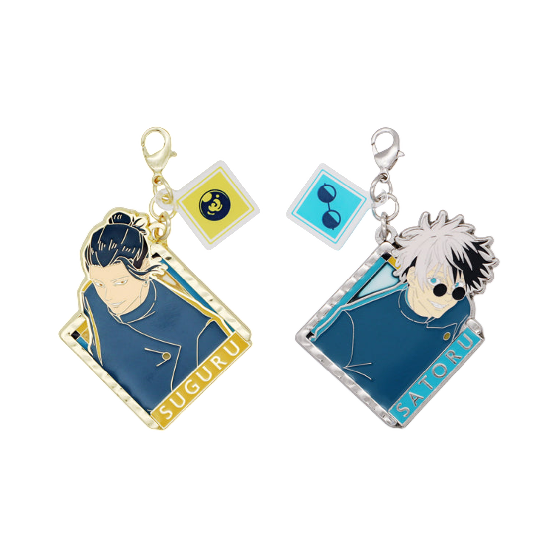 주술회전 유니버셜 스튜디오 재팬 고죠 사토루 게토 스구루 참 (2개 세트)(Jujutsu Kaisen Universal Studios Japan Gojo Satoru Geto Suguru Charm (Set of 2)) - 1